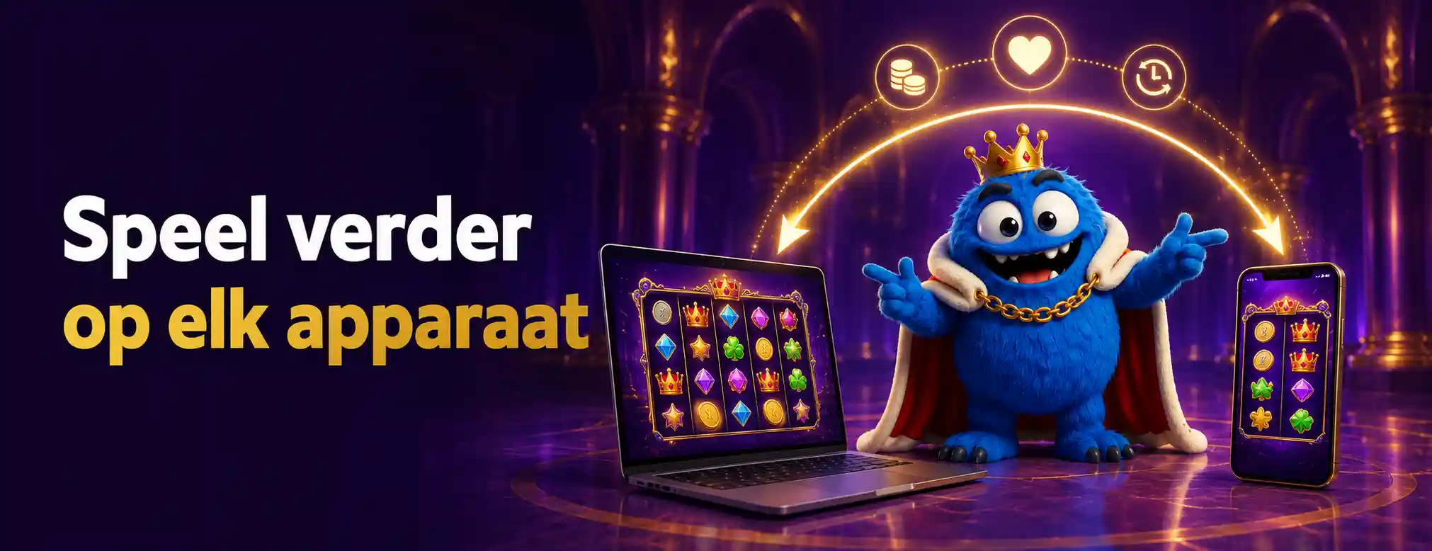 crazyking casino spelen op meerdere apparaten